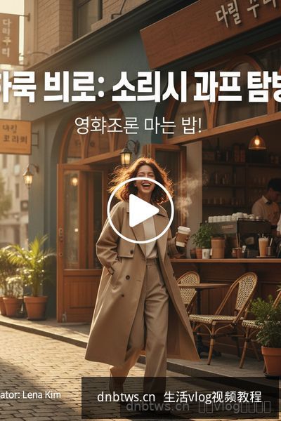 dnbtws.cn 韩国街拍生活vlog视频：咖啡馆一日
